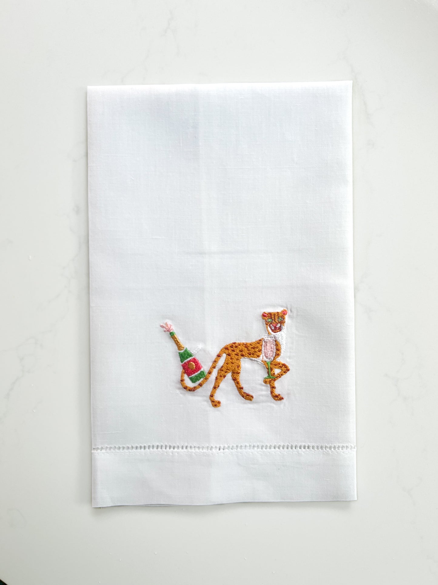 Tea Towel | Cheetah Champs 🥂