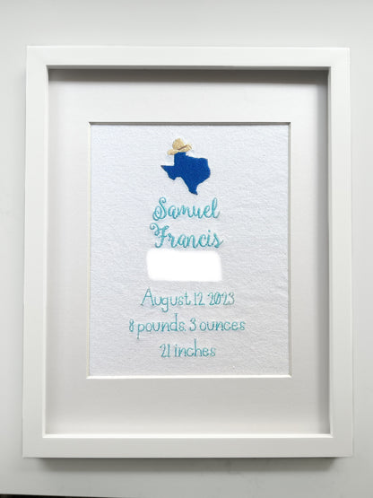 Birth Announcement | Texas