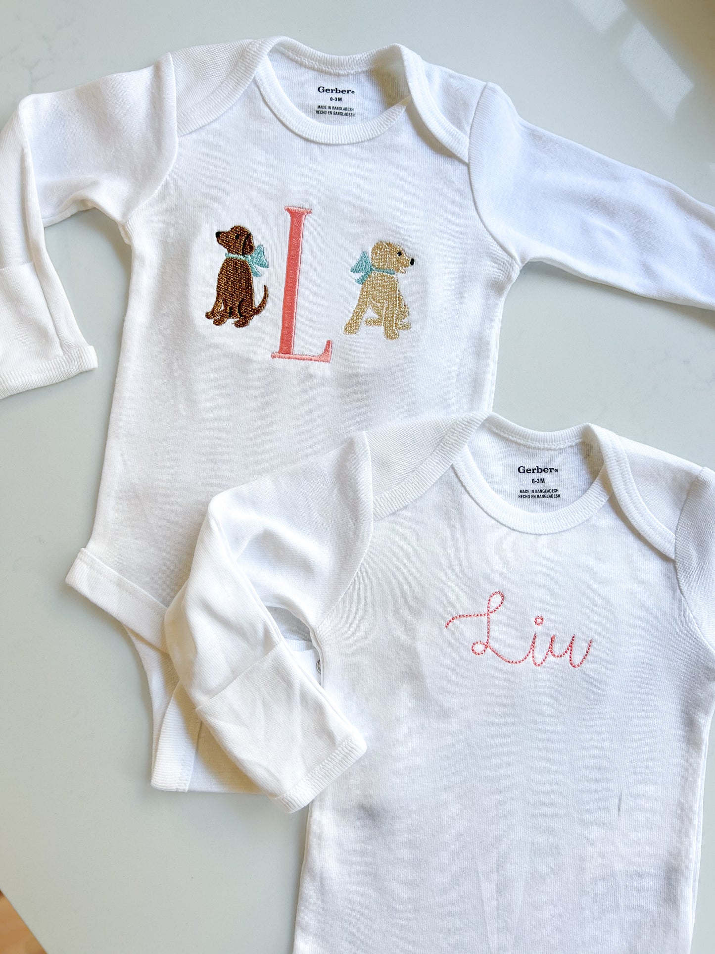P U P P Y onesie bundle