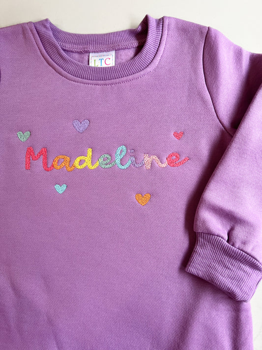 Rainbow hearts | Sweatshirt