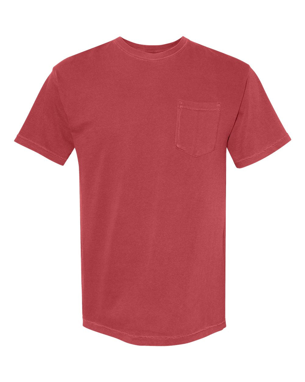 Adult Short Sleeve w/ Pocket | Comfort Colors, Red, size L