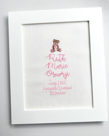 Birth Announcement | Bear